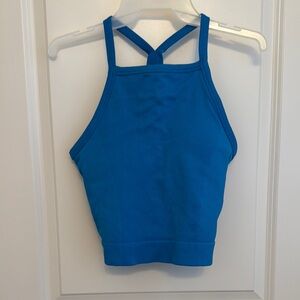 All in Motion Vibrant Blue Cross-Back Tank‎ Top